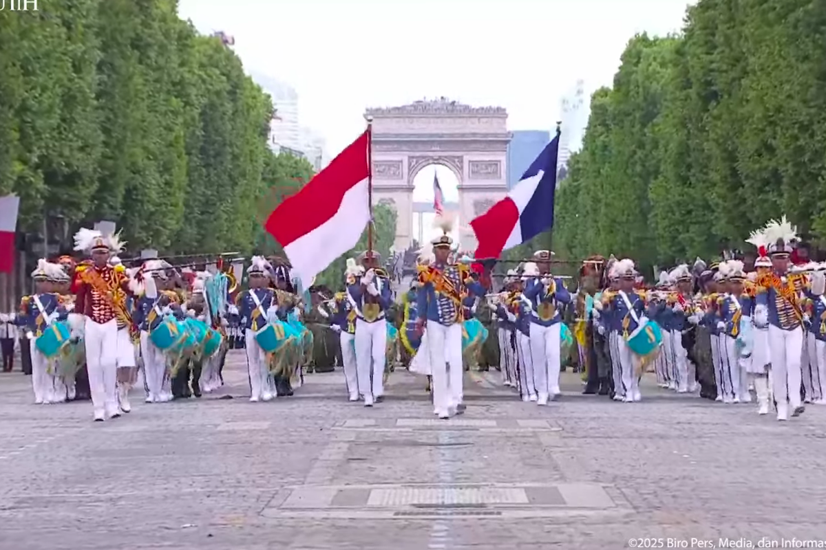 Pasukan TNI Hebat: Bangga di Barisan Terdepan Bastille Day Prancis