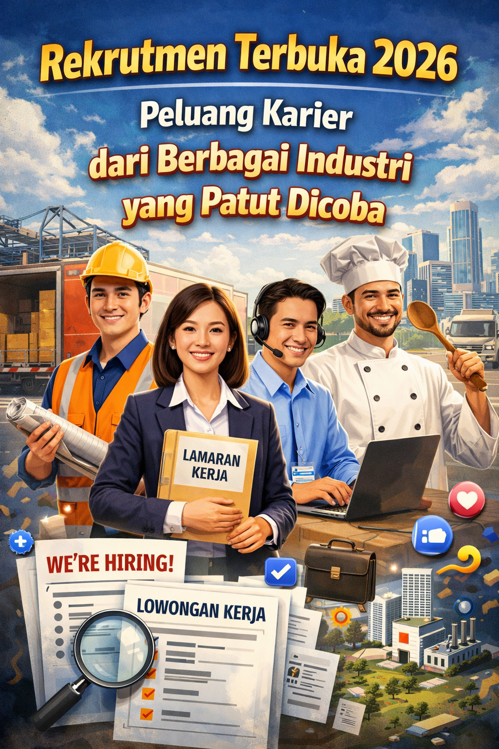 Rekrutmen Terbuka 2026: Peluang Karier dari Berbagai Industri yang Patut Dicoba
