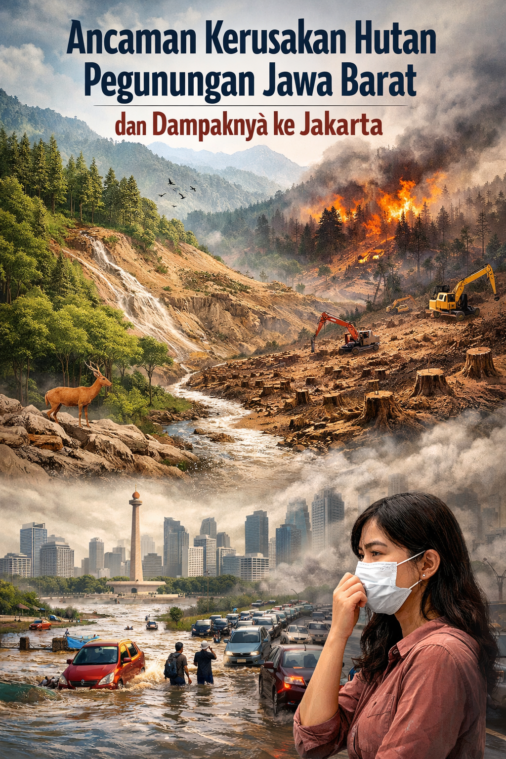 Ancaman Kerusakan Hutan Pegunungan Jawa Barat dan Dampaknya ke Jakarta
