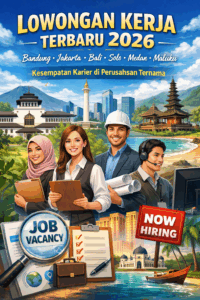Lowongan Kerja Terbaru 2026 di Bandung, Jakarta, Bali, Solo, Medan, dan Maluku – Kesempatan Karier di Perusahaan Ternama