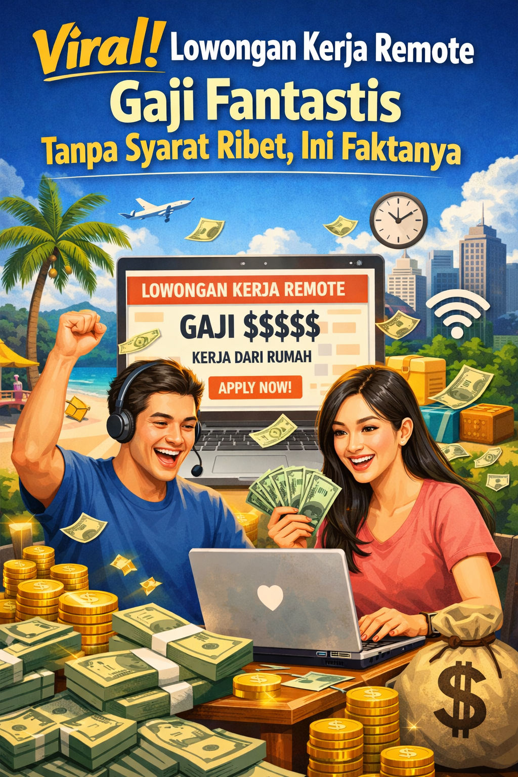 Viral! Lowongan Kerja Remote Gaji Fantastis Tanpa Syarat Ribet, Ini Faktanya