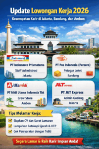 Update Lowongan Kerja 2026: Kesempatan Karir di Jakarta, Bandung, dan Ambon