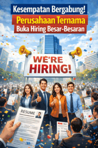 Kesempatan Bergabung! Perusahaan Ternama Buka Hiring Besar-Besaran