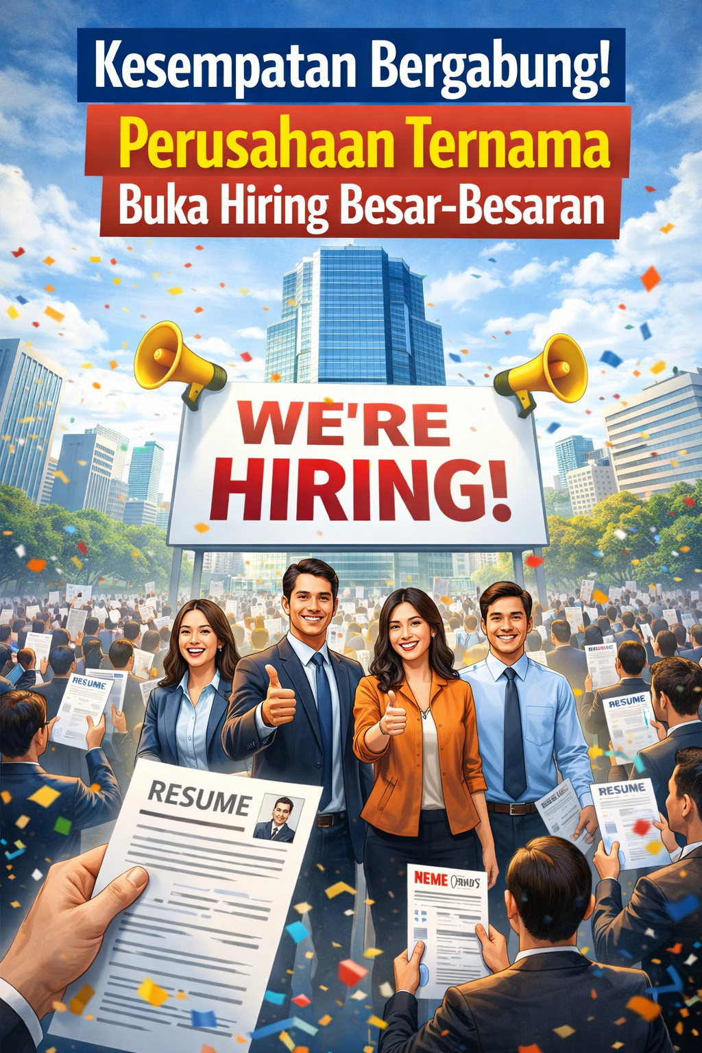 Kesempatan Bergabung! Perusahaan Ternama Buka Hiring Besar-Besaran