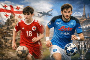 Viral! Kisah Perjalanan Khvicha Kvaratskhelia dari Georgia ke Panggung Sepak Bola Dunia