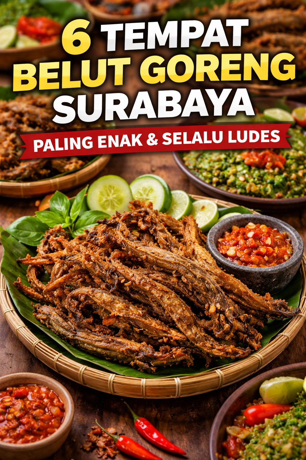 6 Tempat Belut Goreng Khas Surabaya yang Super Gurih dan Selalu Ludes Diserbu Pembeli