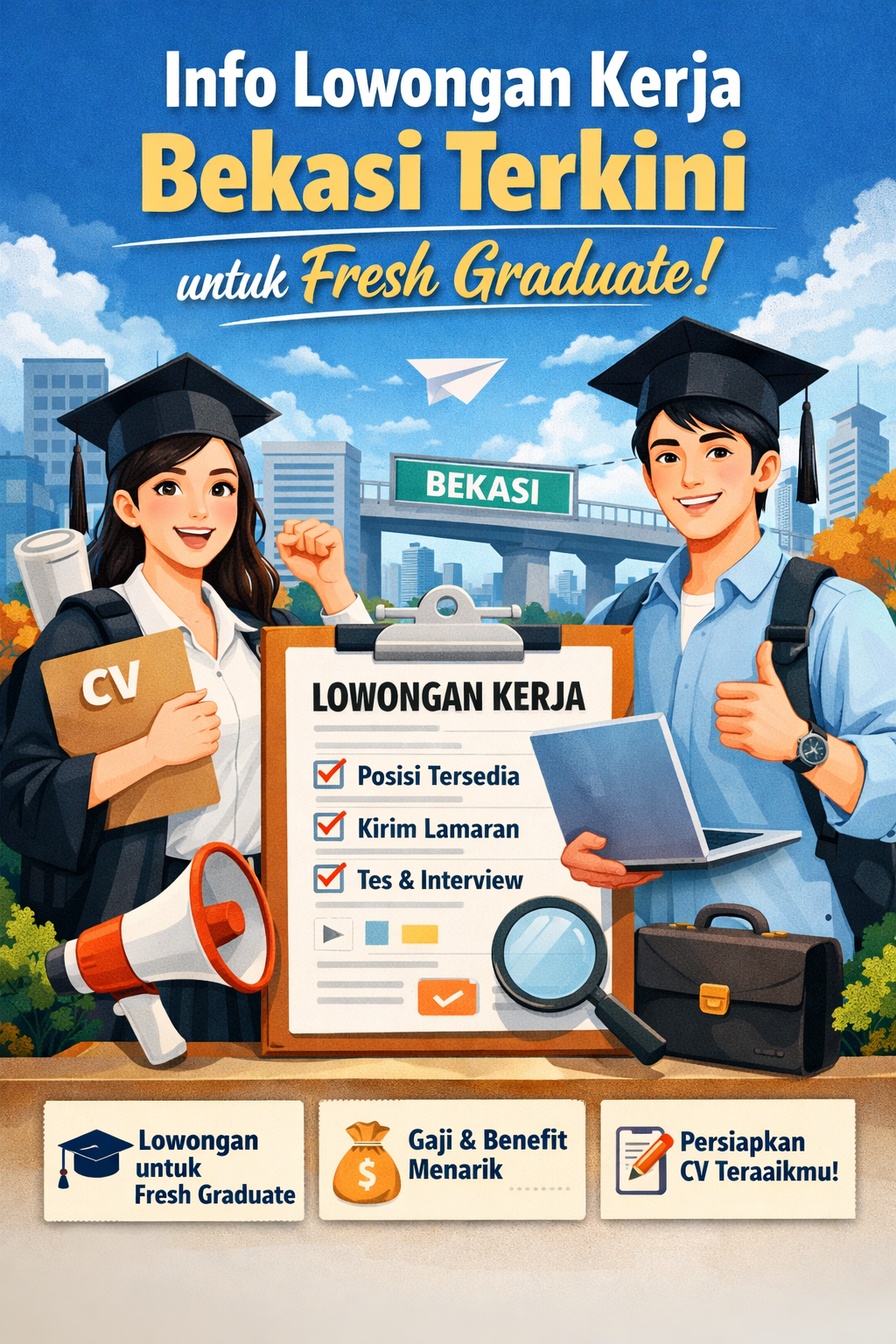 Info Lowongan Kerja Bekasi Terkini untuk Fresh Graduate