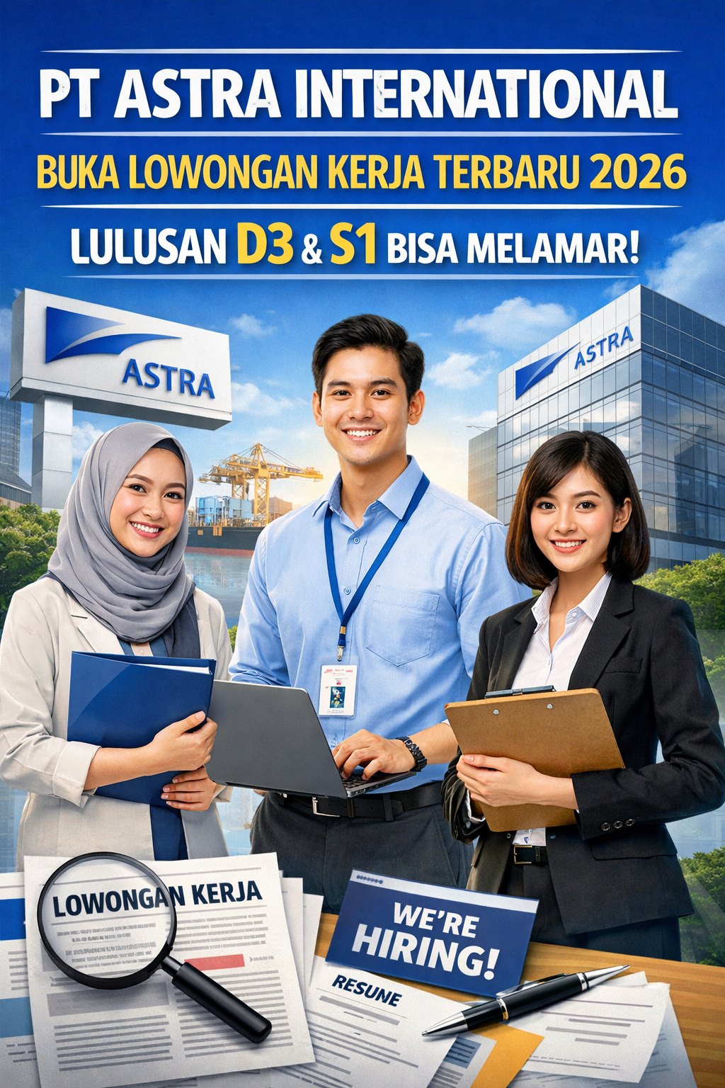 PT Astra International Buka Lowongan Kerja Terbaru 2026, Lulusan D3 dan S1 Bisa Melamar