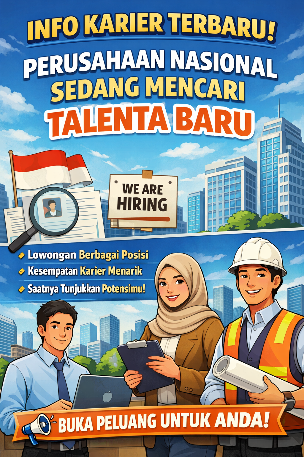 Info Karier Terbaru: Perusahaan Nasional Sedang Mencari Talenta Baru