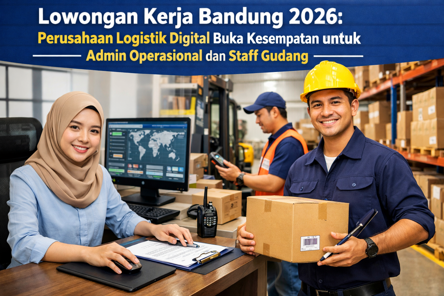 Lowongan Kerja Bandung 2026: Perusahaan Logistik Digital Buka Kesempatan untuk Admin Operasional dan Staff Gudang