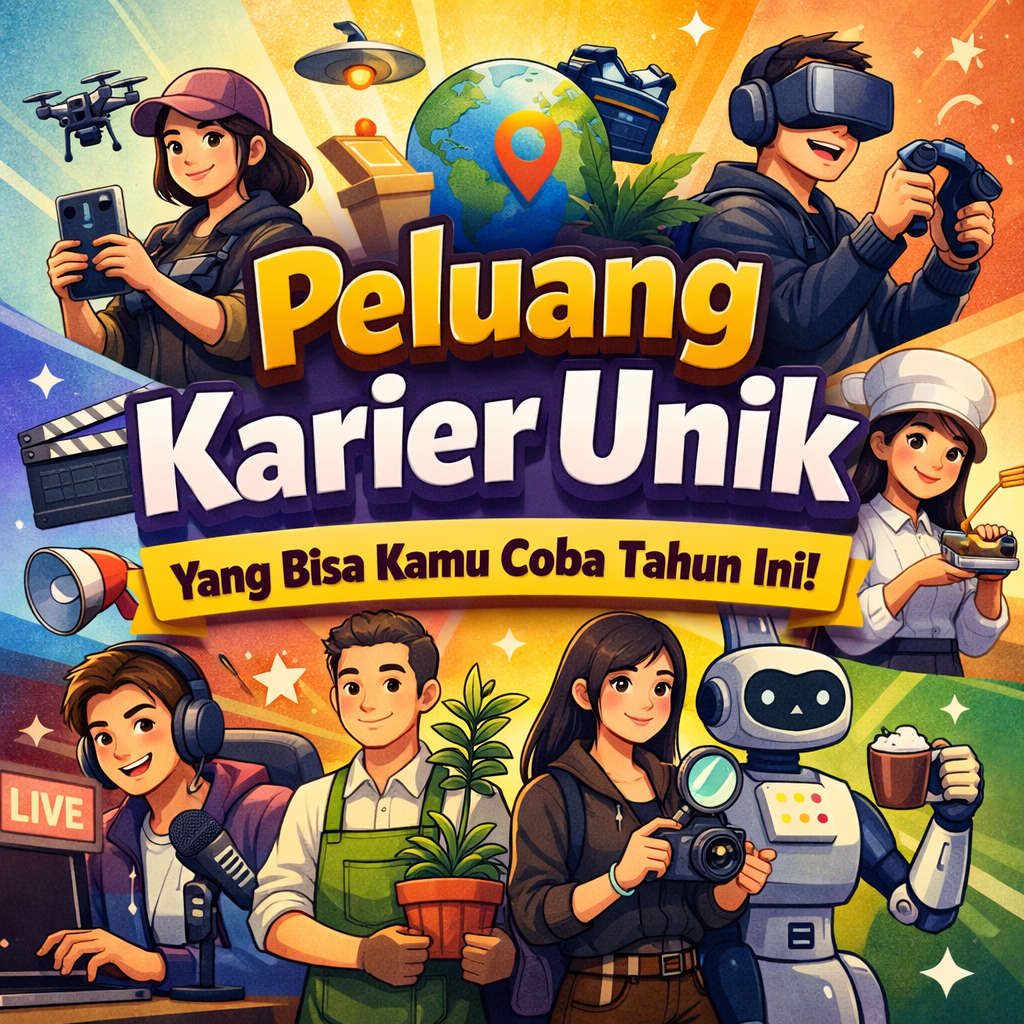 Peluang Karier Unik yang Bisa Kamu Coba Tahun Ini