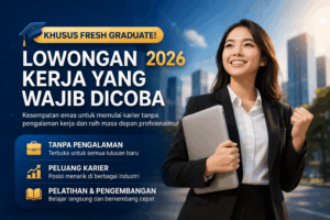 Khusus Fresh Graduate! Ini Lowongan Kerja yang Wajib Dicoba di Tahun Ini