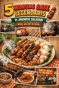 5 Warung Sate Legendaris di Jakarta Selatan yang Wajib Dicoba