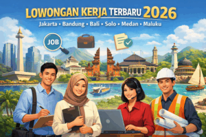 Lowongan Kerja Terbaru 2026 di Jakarta, Bandung, Bali, Solo, Medan & Maluku