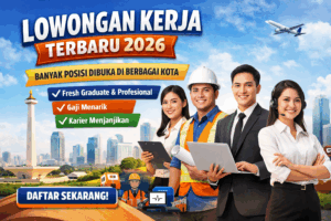 Lowongan Kerja Terbaru 2026 Dibuka di Berbagai Kota, Kesempatan Besar bagi Fresh Graduate dan Profesional