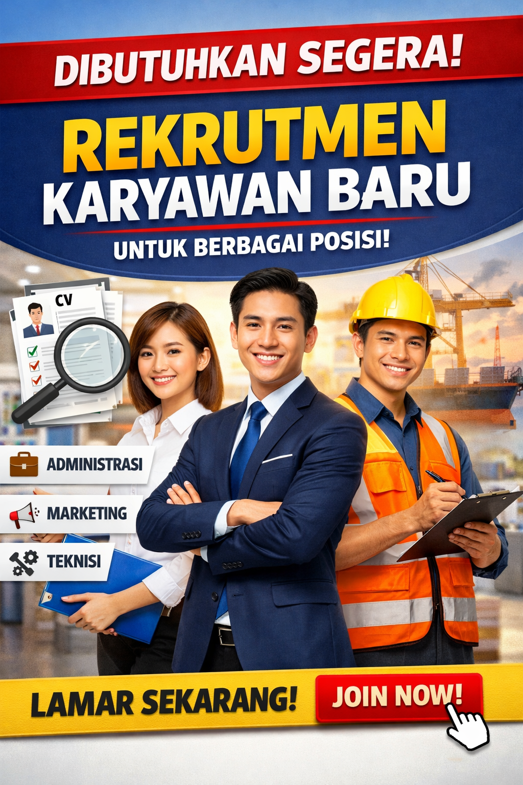 Dibutuhkan Segera! Rekrutmen Karyawan Baru untuk Berbagai Posisi
