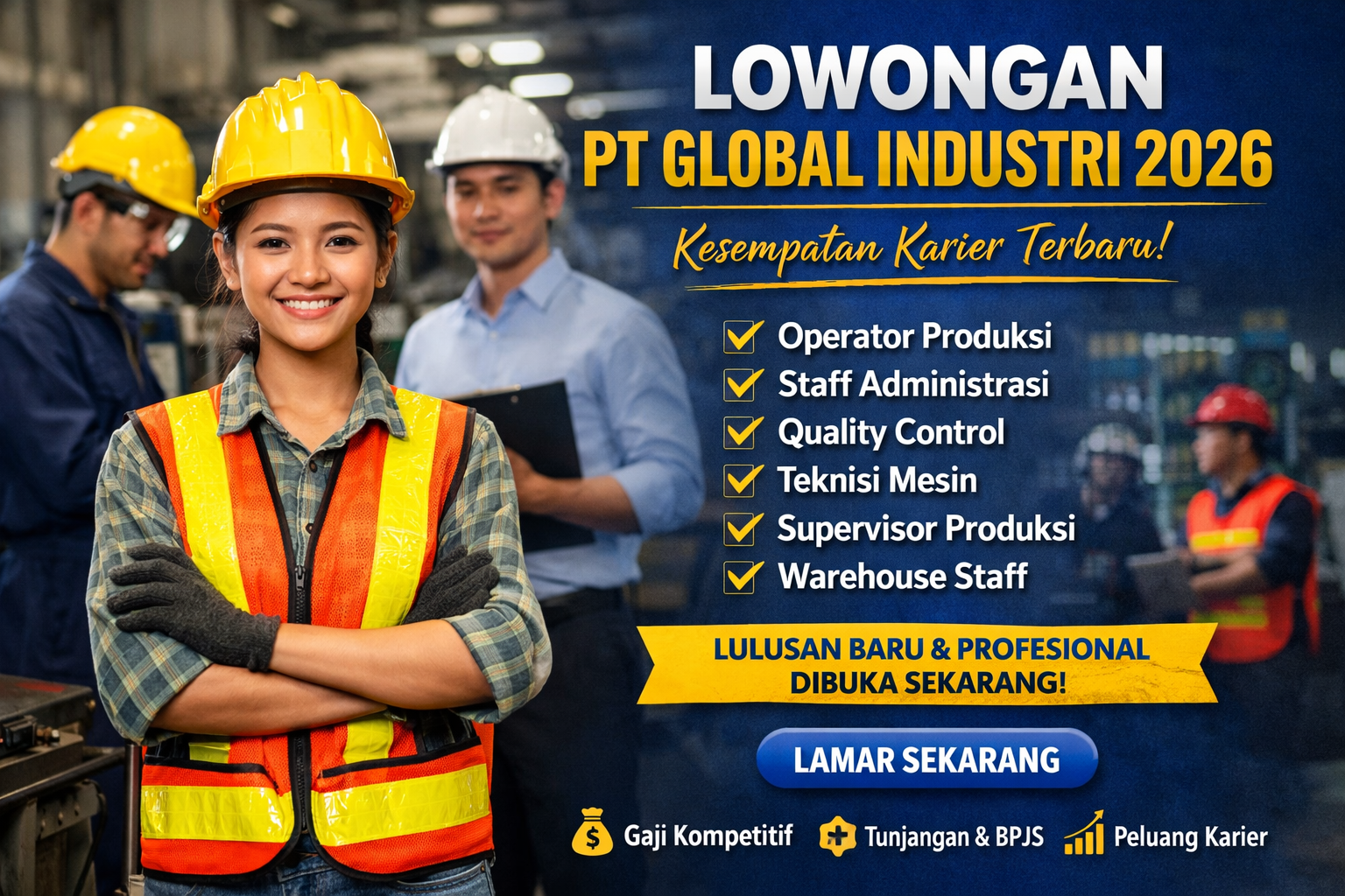 Kesempatan Karier di PT Global Industri: Lowongan Terbaru 2026 Terbuka untuk Berbagai Posisi