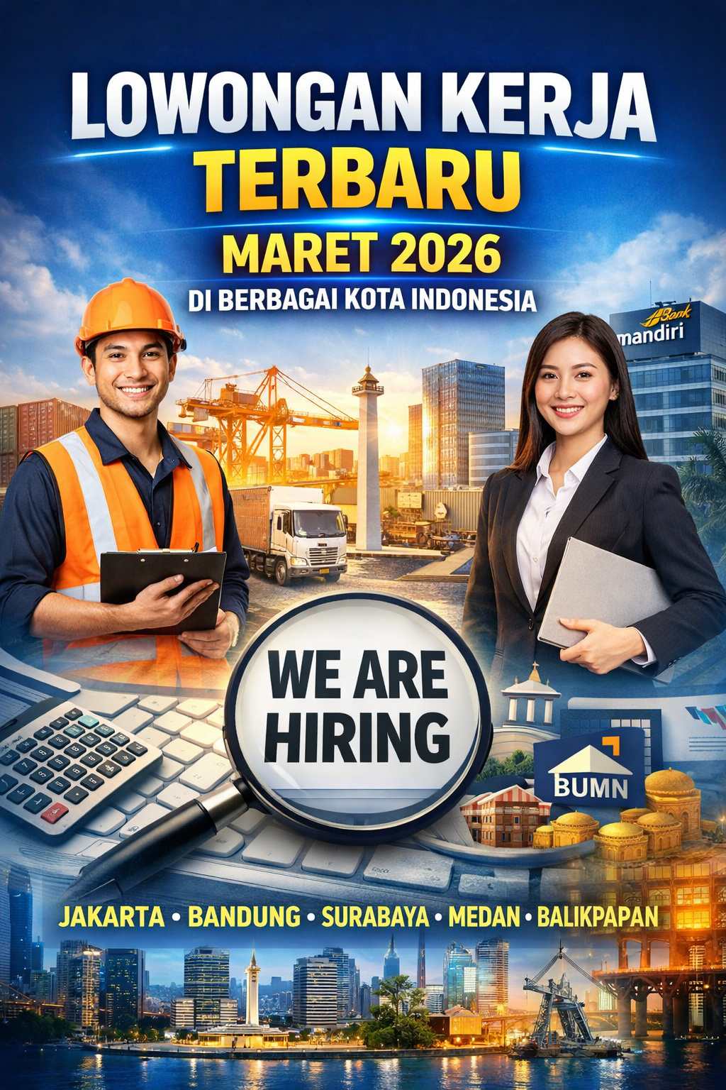 Lowongan Kerja Terbaru Maret 2026 di Berbagai Kota Indonesia, Banyak Perusahaan Sedang Membuka Rekrutmen