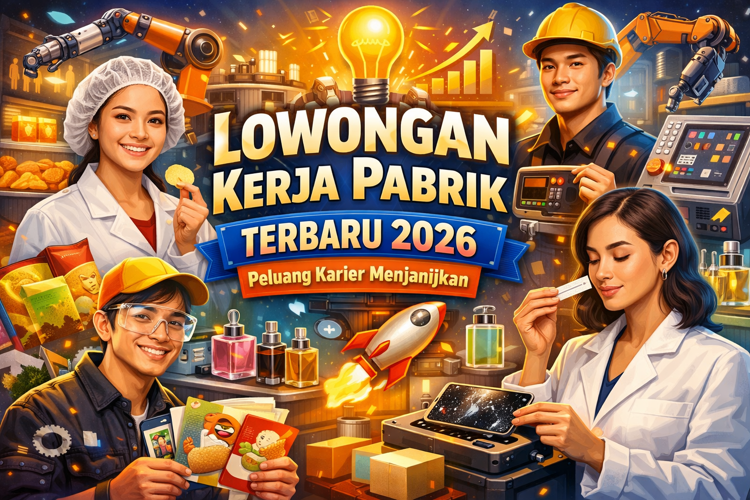 Lowongan Kerja Pabrik Terbaru 2026 – Peluang Karier Menjanjikan