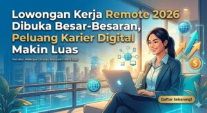 Lowongan Kerja Remote 2026 Dibuka Besar-Besaran, Peluang Karier Digital Makin Luas