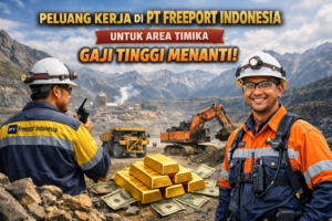 Peluang Kerja di PT Freeport Indonesia untuk Area Timika, Gaji Tinggi Menanti