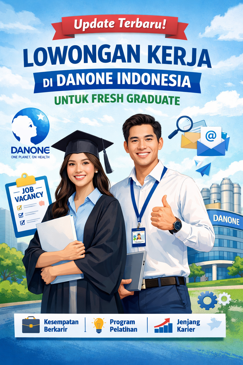 Update Terbaru! Lowongan Kerja di Danone Indonesia untuk Fresh Graduate