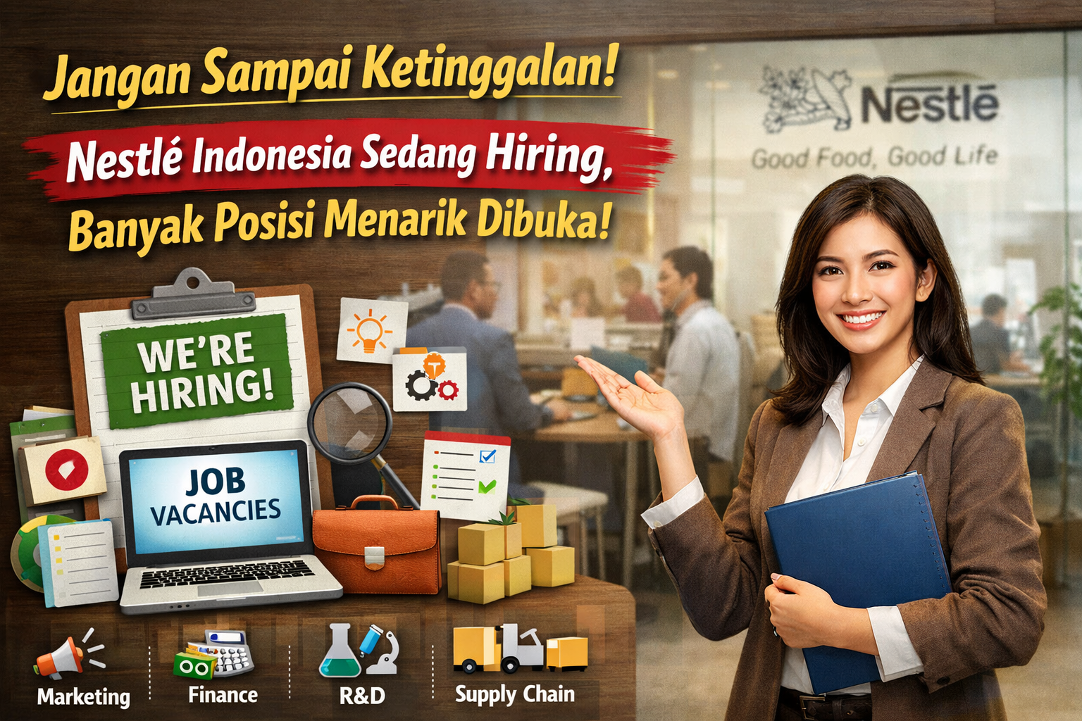 Jangan Sampai Ketinggalan! Nestlé Indonesia Sedang Hiring, Banyak Posisi Menarik Dibuka