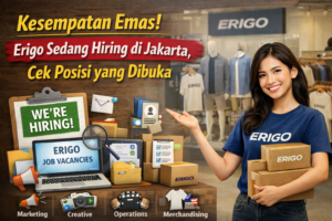 Kesempatan Emas! Erigo Sedang Hiring di Jakarta, Cek Posisi yang Dibuka