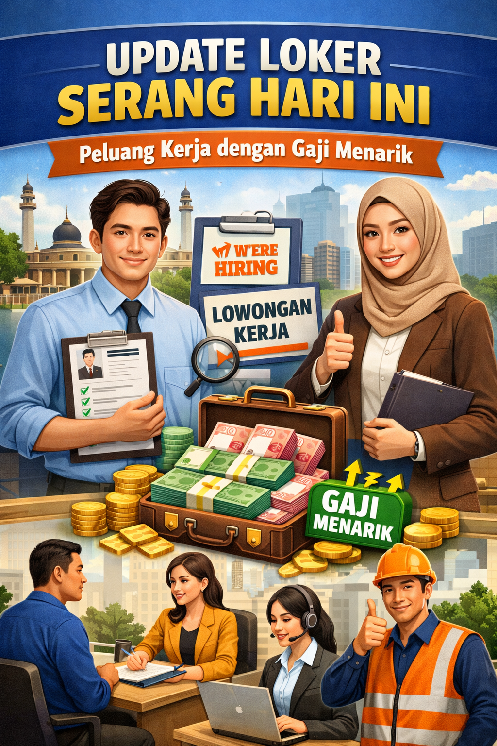 Update Loker Serang Hari Ini: Peluang Kerja dengan Gaji Menarik