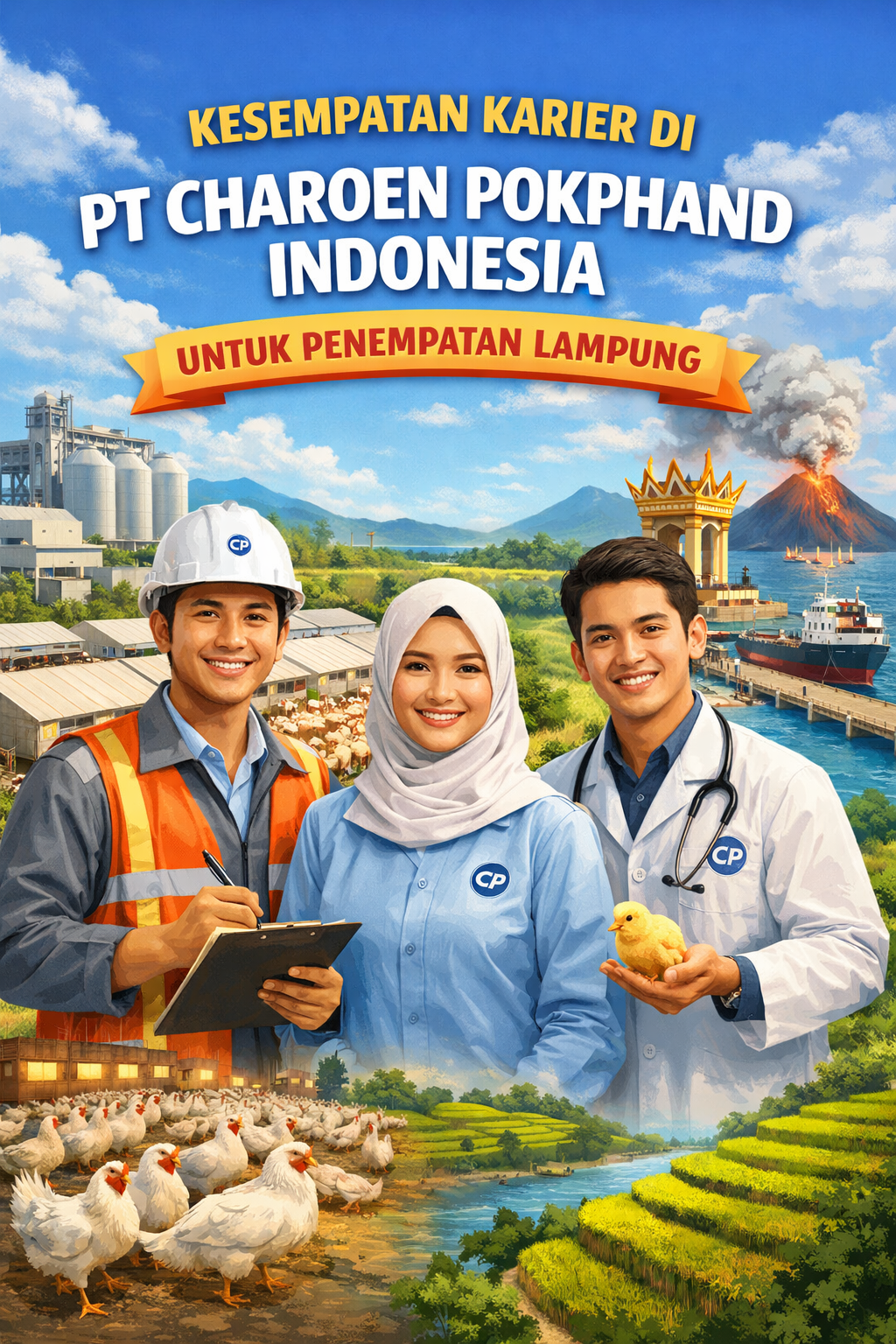 Kesempatan Karier di PT Charoen Pokphand Indonesia untuk Penempatan Lampung