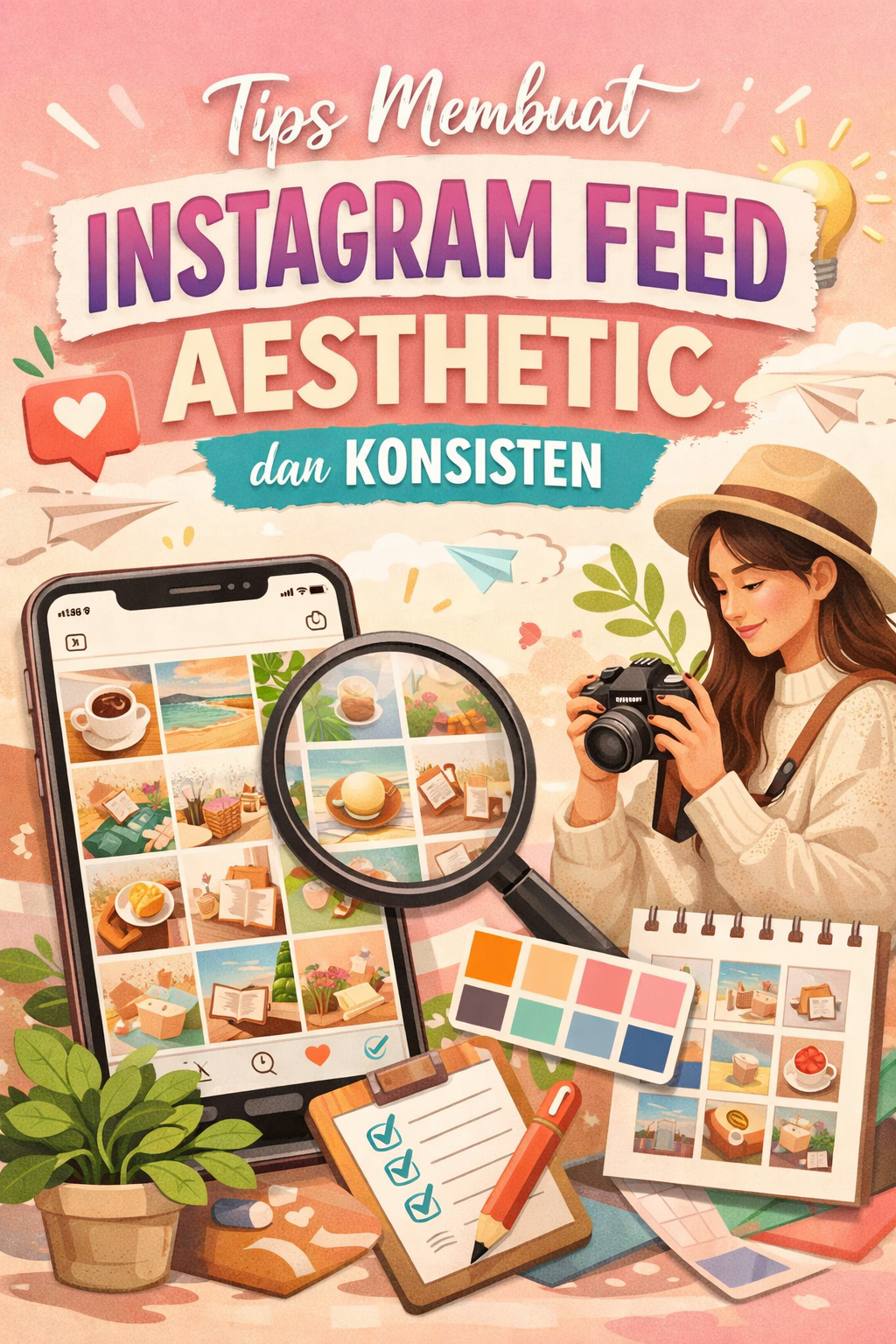 Tips Membuat Instagram Feed Aesthetic dan Konsisten