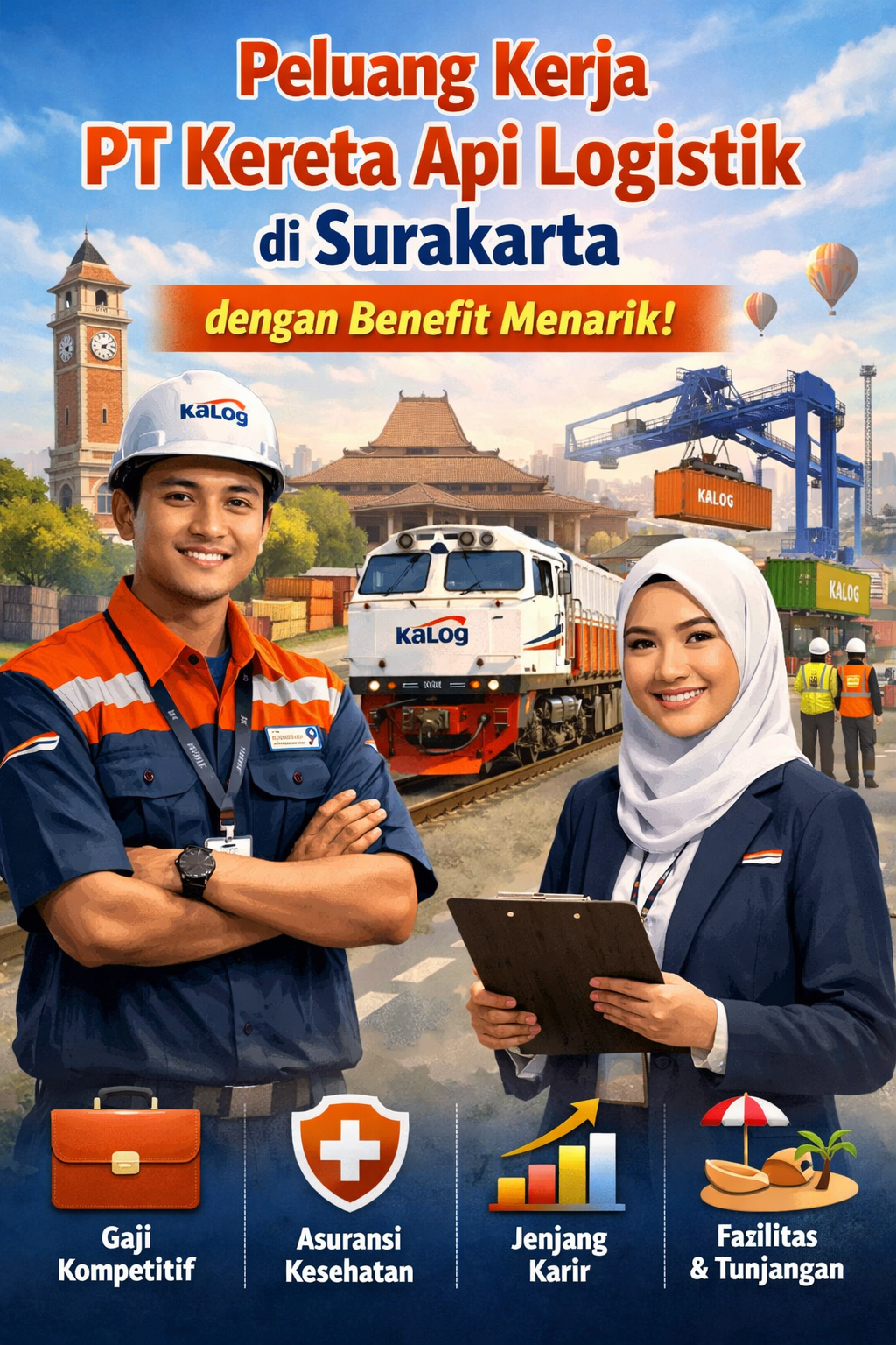 Peluang Kerja PT Kereta Api Logistik di Surakarta dengan Benefit Menarik