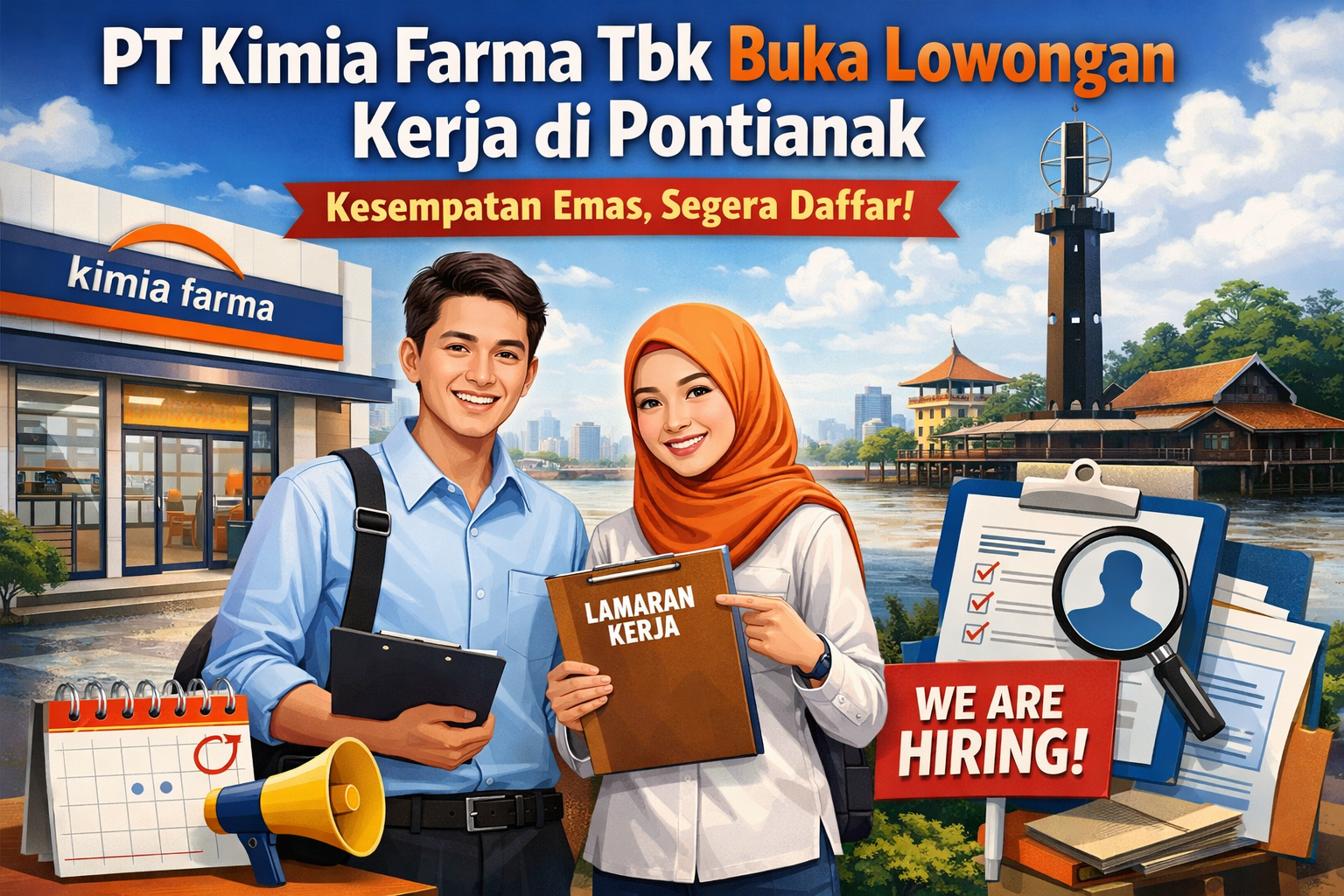 PT Kimia Farma Tbk Buka Lowongan Kerja di Pontianak, Kesempatan Emas Segera Daftar!