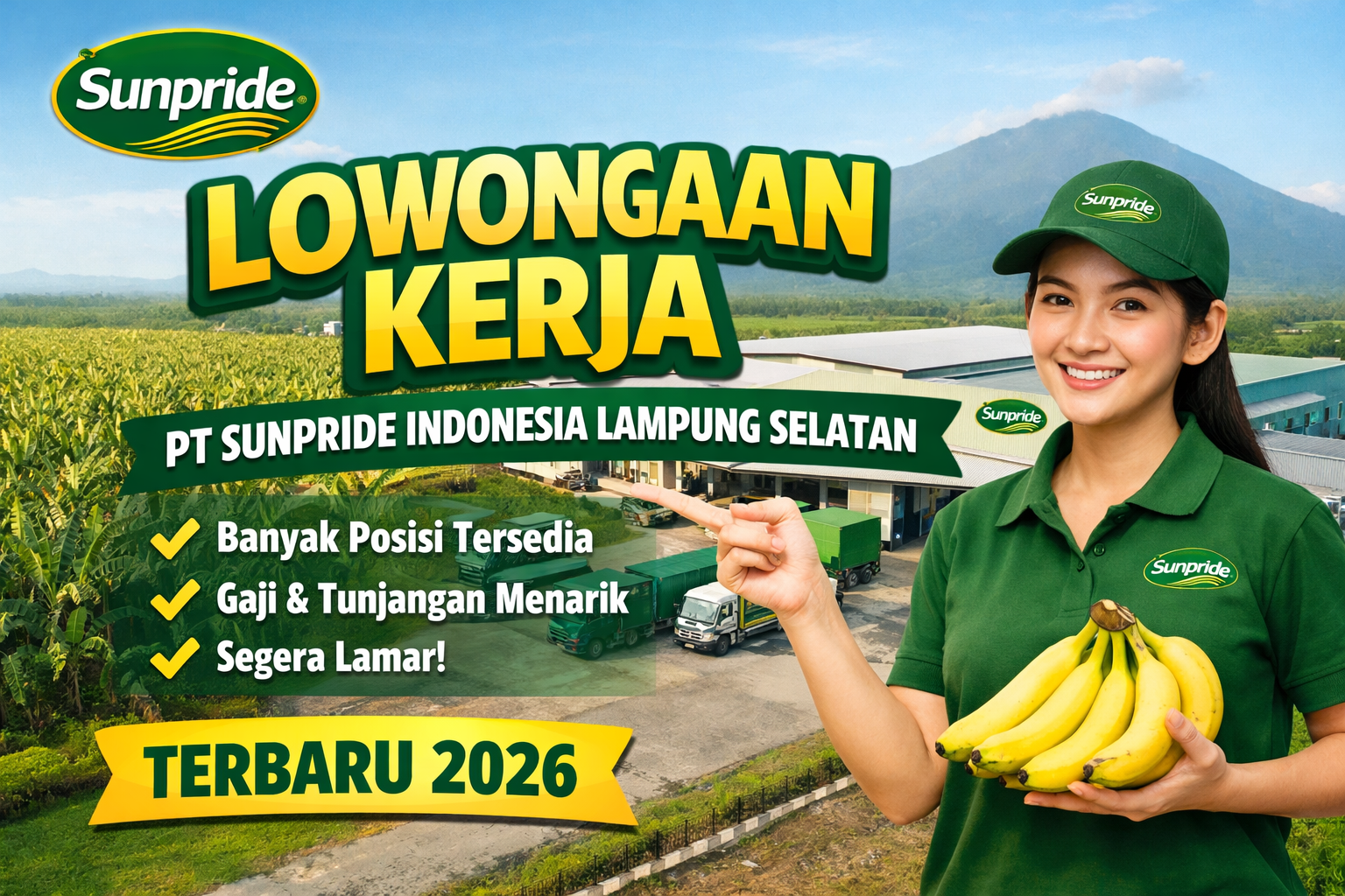 Peluang Kerja PT Sunpride Indonesia di Lampung Selatan, Ini Detail Lengkapnya