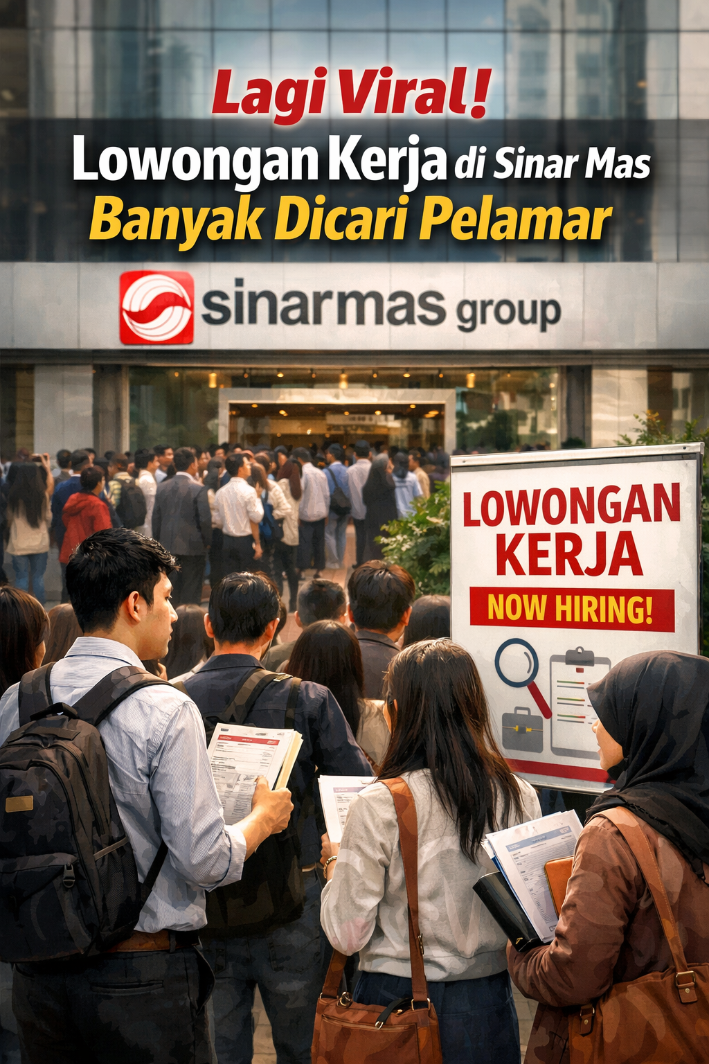 Lagi Viral! Lowongan Kerja di Sinar Mas Banyak Dicari Pelamar