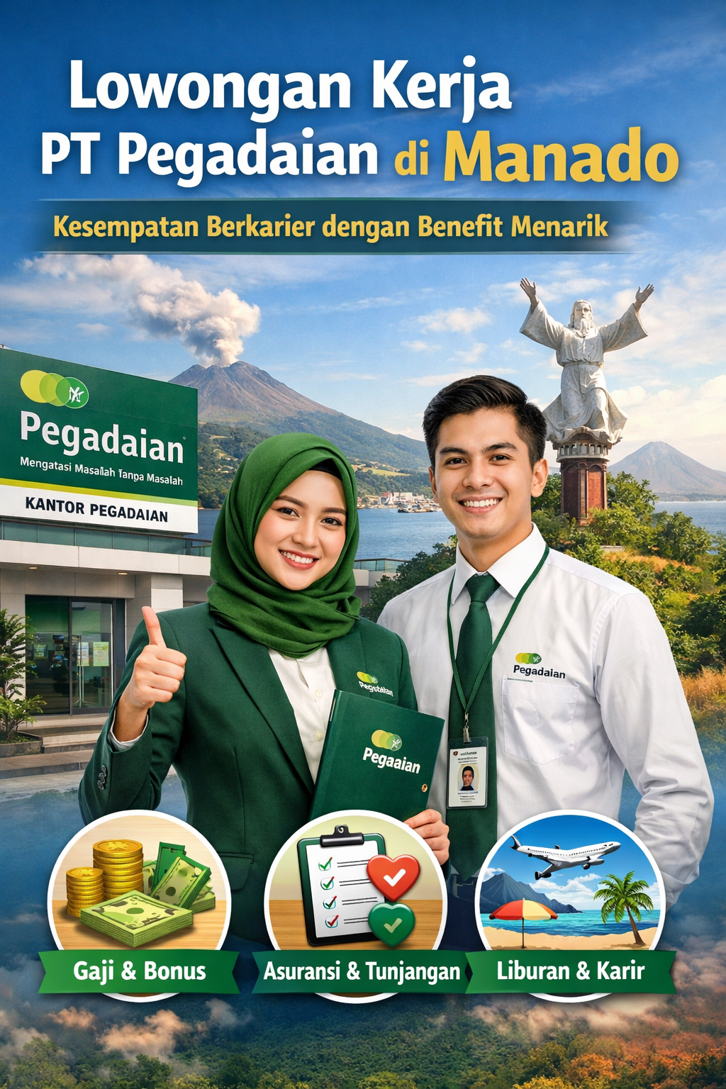 Lowongan Kerja PT Pegadaian di Manado: Kesempatan Berkarier dengan Benefit Menarik