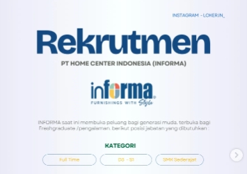 Peluang Karier! Informa Sedang Hiring di Medan, Ini Posisi dan Cara Melamarnya