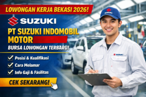 PT Suzuki Indomobil Motor Buka Rekrutmen di Bekasi, Simak Cara Melamarnya
