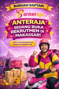 Buruan Daftar! Anteraja Sedang Buka Rekrutmen di Makassar