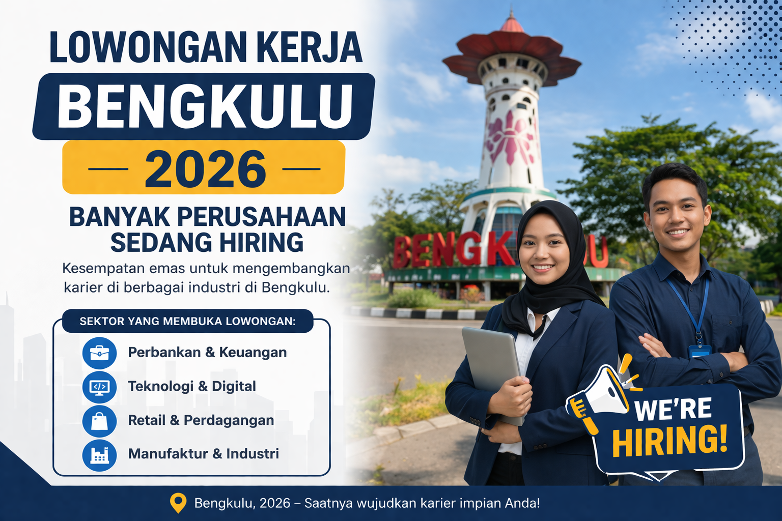 Lowongan Kerja Bengkulu 2026: Banyak Perusahaan Sedang Hiring